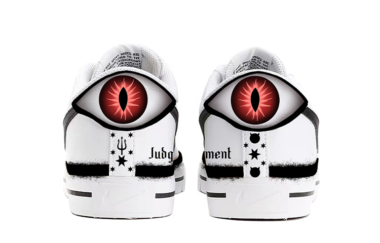 [Custom Shoes] Nike Court Legacy Low 'Evil Eye Custom' 圖 4