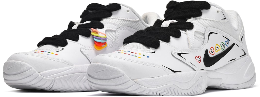 【定制球鞋】Nike Court Lite 2 多巴胺 彩虹糖 低筒 爸爸鞋 男款 黑白 Lookbook 【定制球鞋】Nike Court Lite 2 多巴胺 彩虹糖 低筒 爸爸鞋 男款 黑白