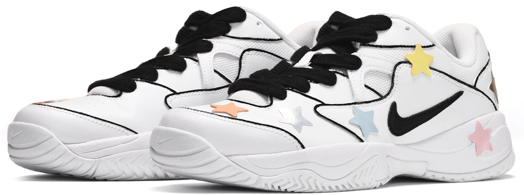 【定制球鞋】 Nike Court Lite 2 多巴胺 彩虹星星 防滑耐磨 低筒 老爹鞋 男款 黑白 Lookbook 【定制球鞋】 Nike Court Lite 2 多巴胺 彩虹星星 防滑耐磨 低筒 老爹鞋 男款 黑白