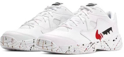 【訂製球鞋】 Nike Court Lite 2 流體濺墨 潮流塗鴉 防滑耐磨 低筒 老爹鞋 男款 白紅黑 Lookbook 【訂製球鞋】 Nike Court Lite 2 流體濺墨 潮流塗鴉 防滑耐磨 低筒 老爹鞋 男款 白紅黑