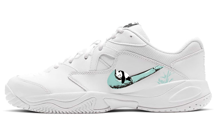 [Custom Shoes] Nike Court Lite 2 'Panda Bamboo White Green'