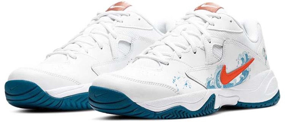 【訂製球鞋】Nike Court Lite 2 碧波雲海 海納百川 點點碧浪 減震防滑耐磨 低筒 網球鞋 男款 白橙藍 Shop 【訂製球鞋】Nike Court Lite 2 碧波雲海 海納百川 點點碧浪 減震防滑耐磨 低筒 網球鞋 男款 白橙藍