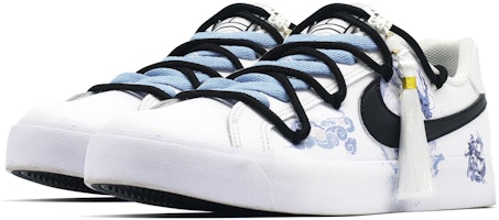 【客製球鞋】 Nike Court Royale 錦鯉出海解構 新中式國風 簡約百搭 街頭風 龍年限定 低筒 球鞋 男女同款 黑白 Shop 【客製球鞋】 Nike Court Royale 錦鯉出海解構 新中式國風 簡約百搭 街頭風 龍年限定 低筒 球鞋 男女同款 黑白