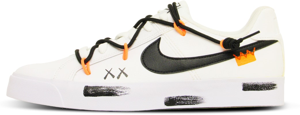 나이키 코트 로얄 커스텀 핸드페인팅 (투톤 끈) BQ4222-103-484875 Buy 나이키 코트 로얄 커스텀 핸드페인팅 (투톤 끈) BQ4222-103-484875