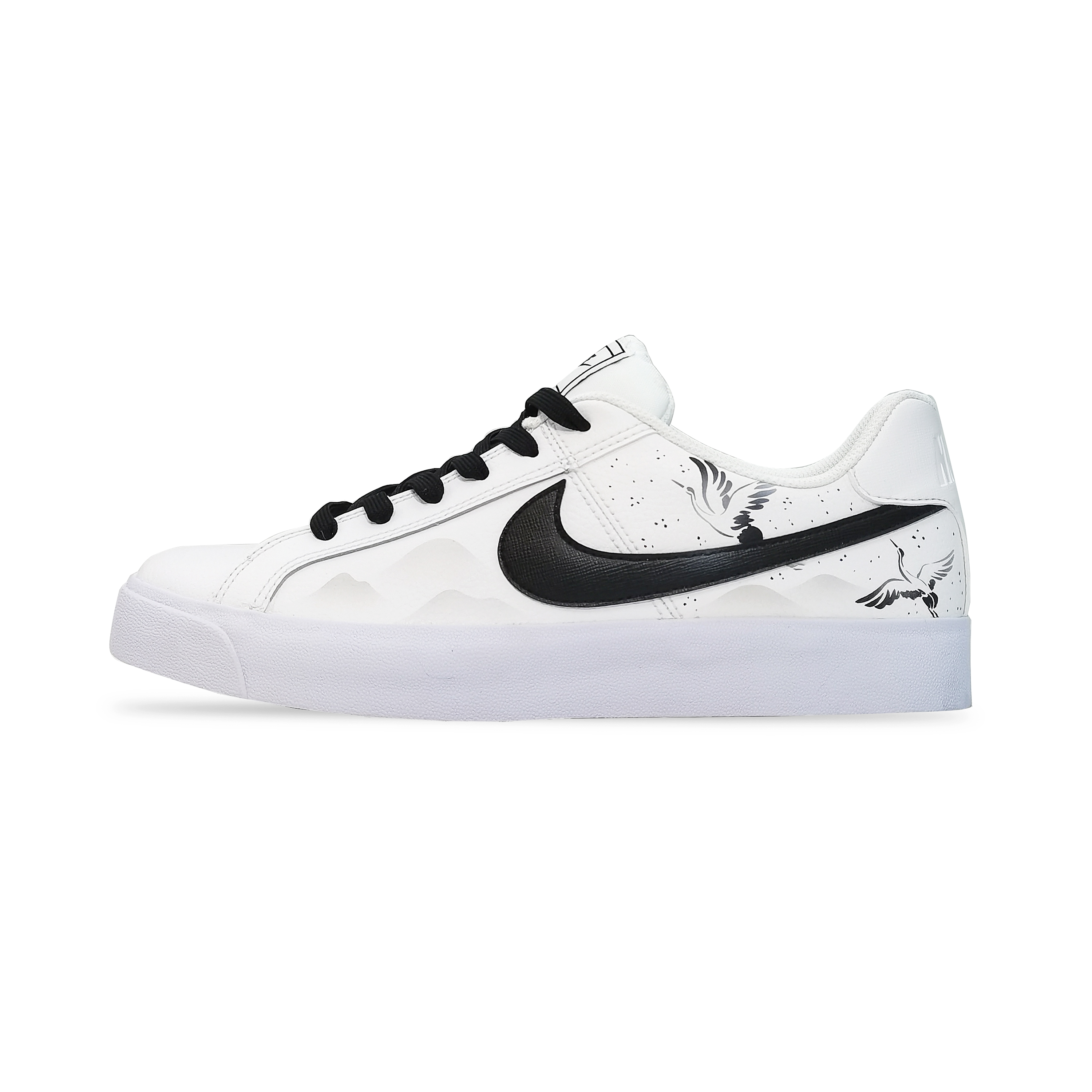 Buy Zapatillas Nike Court Royale AC 'Tinta China Negro Blanco' BQ4222-103(TeamEight-男款双鹤2)