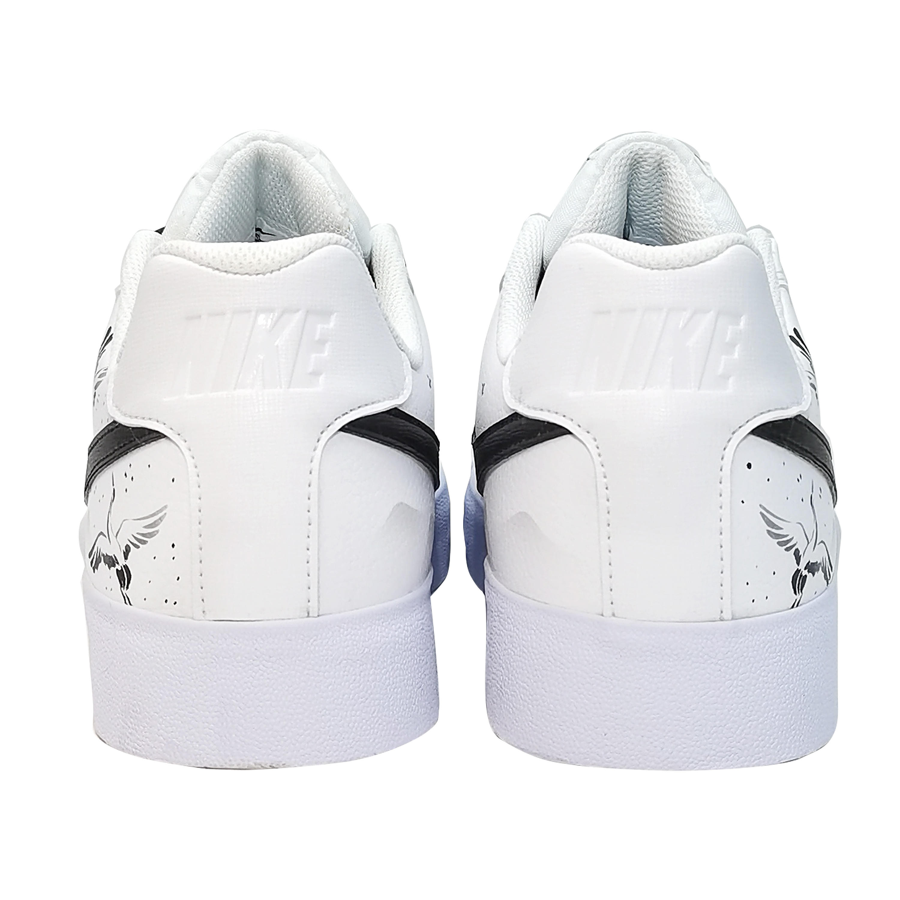 Shop Zapatillas Nike Court Royale AC 'Tinta China Negro Blanco' BQ4222-103(TeamEight-男款双鹤2)