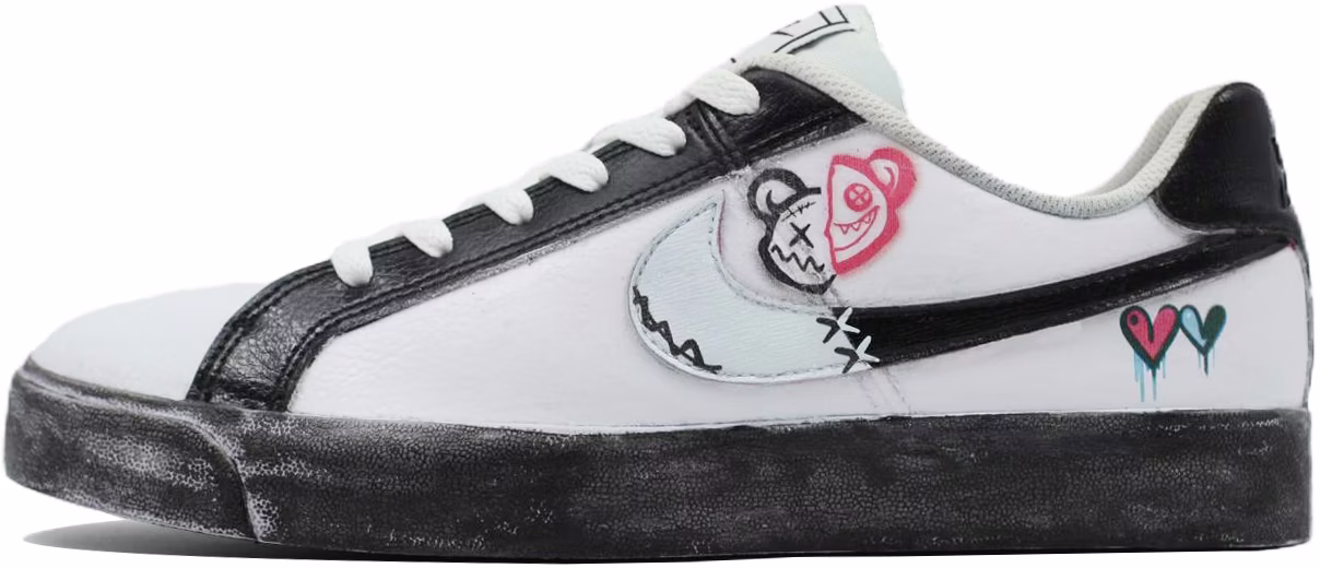 custom-shoes-nike-court-royale-ac-dark-artist-white-black