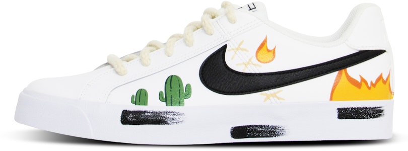 Zapatillas Nike Court Royale AC 'Graffiti Flame Cactus Smile Blanco Negro' BQ4222-103-484838 Buy Zapatillas Nike Court Royale AC 'Graffiti Flame Cactus Smile Blanco Negro' BQ4222-103-484838