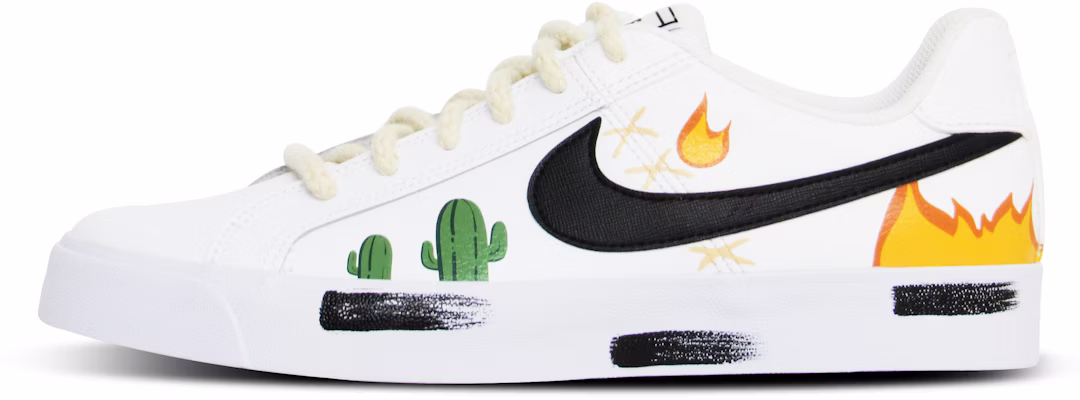 Zapatillas Nike Court Royale AC 'Graffiti Flame Cactus Smile Blanco Negro' BQ4222-103-484838 Buy Zapatillas Nike Court Royale AC 'Graffiti Flame Cactus Smile Blanco Negro' BQ4222-103-484838