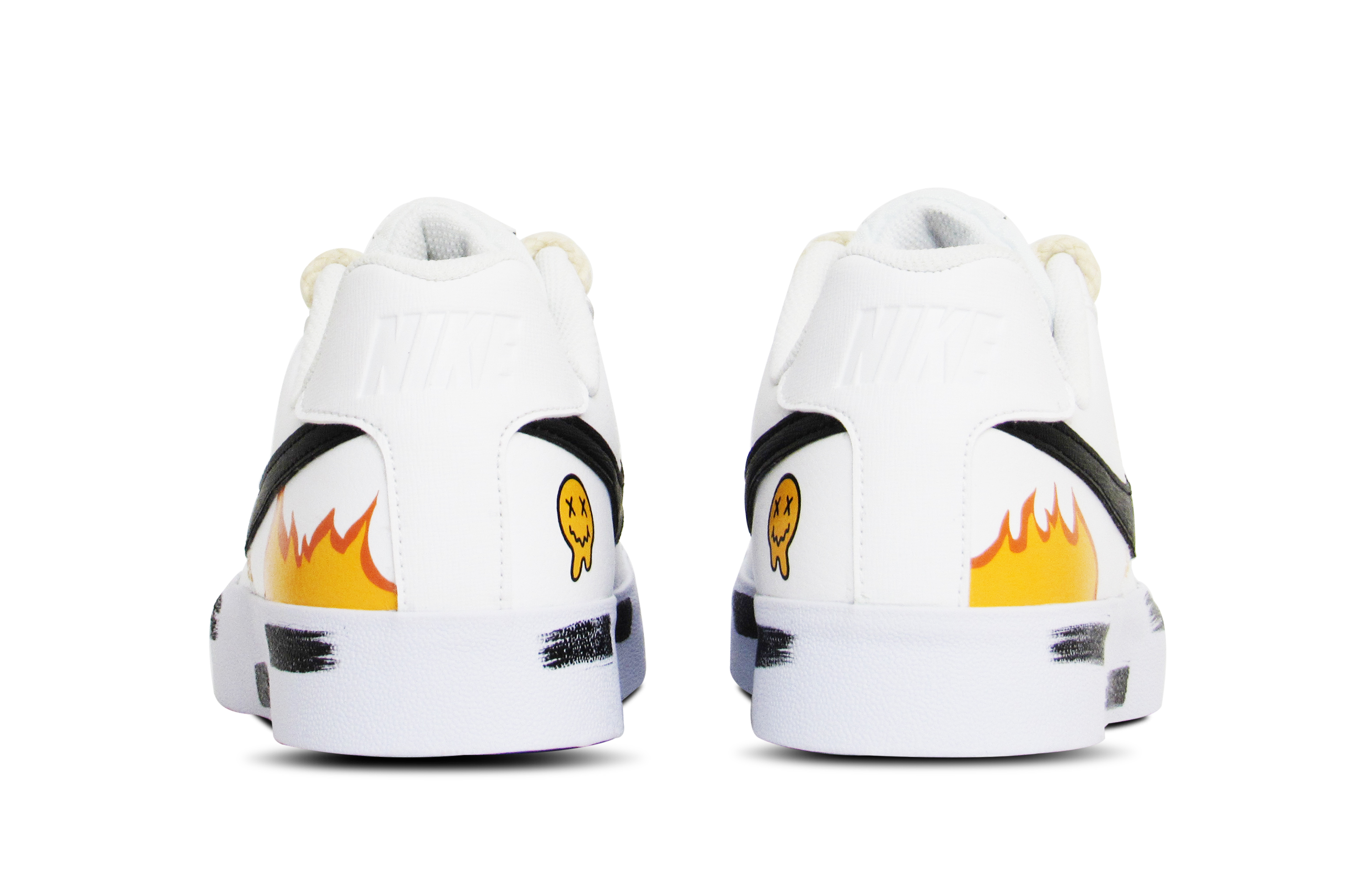 Purchase Zapatillas Nike Court Royale AC 'Graffiti Flame Cactus Smile Blanco Negro' BQ4222-103-484838