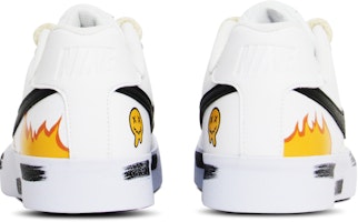 ナイキ コート ロイヤル AC「Flame Cactus Smile グラフィティ」ホワイト/ブラック BQ4222-103-484838 Purchase ナイキ コート ロイヤル AC「Flame Cactus Smile グラフィティ」ホワイト/ブラック BQ4222-103-484838