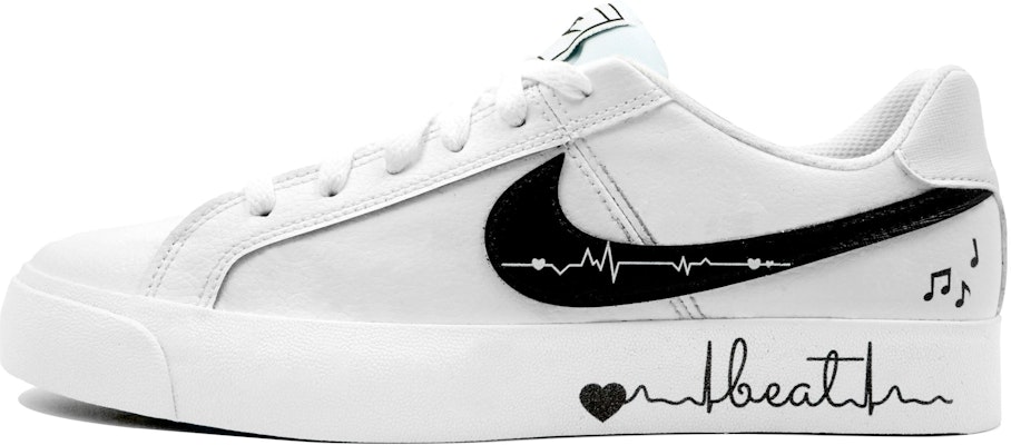 Zapatillas Personalizadas Nike Court Royale AC 'Rima Graffiti Blanco Negro' BQ4222-103(Team113-律动旋律) Buy Zapatillas Personalizadas Nike Court Royale AC 'Rima Graffiti Blanco Negro' BQ4222-103(Team113-律动旋律)