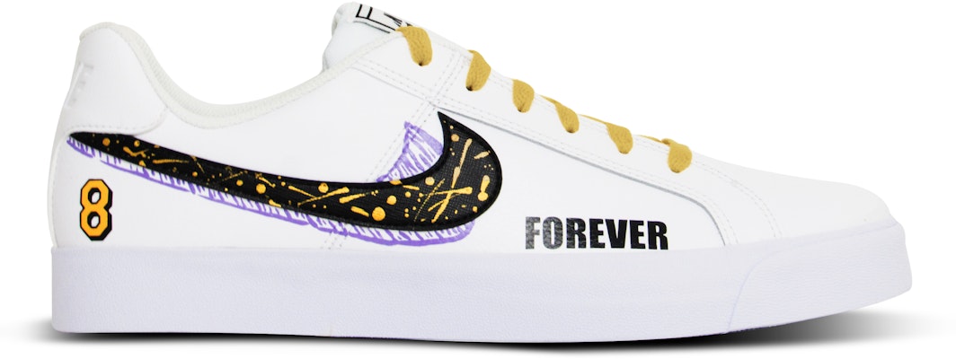 나이키 코트 로얄 AC '레이커스 8/24 맘바' (커스텀) BQ4222-103-484839 Order 나이키 코트 로얄 AC '레이커스 8/24 맘바' (커스텀) BQ4222-103-484839