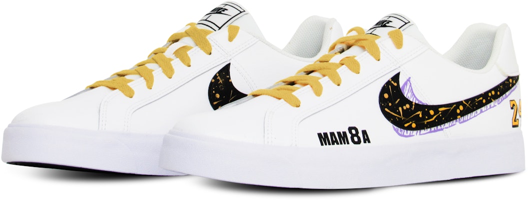 나이키 코트 로얄 AC '레이커스 8/24 맘바' (커스텀) BQ4222-103-484839 Shop 나이키 코트 로얄 AC '레이커스 8/24 맘바' (커스텀) BQ4222-103-484839
