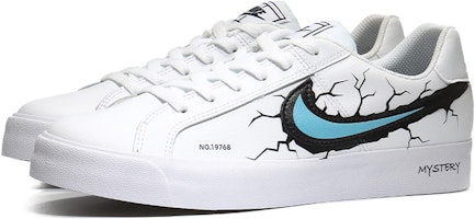 나이키 코트 로얄 AC '메타버스 3D 흑백' (커스텀) BQ4222-103(Team10-神秘裂缝男女白黑QD) Lookbook 나이키 코트 로얄 AC '메타버스 3D 흑백' (커스텀) BQ4222-103(Team10-神秘裂缝男女白黑QD)