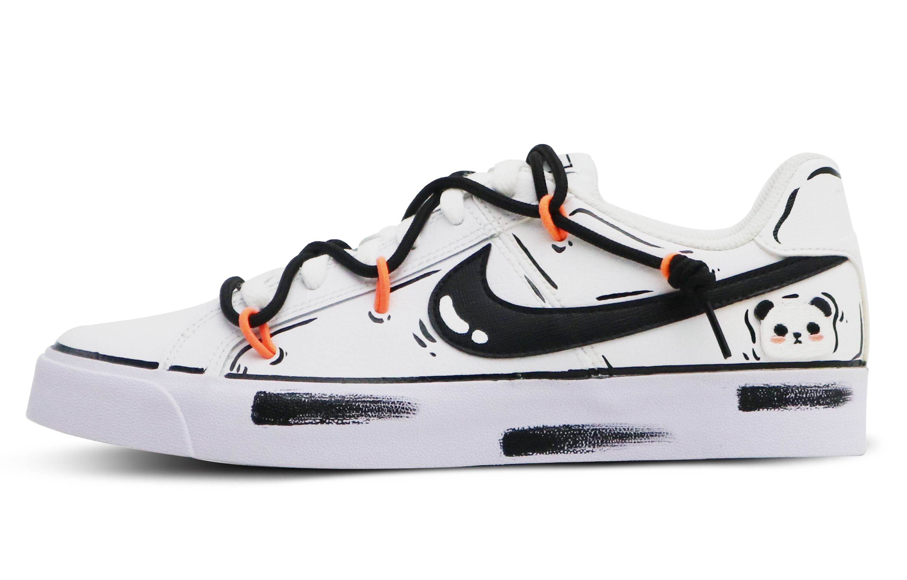 Buy ナイキ コートロイヤルAC カスタム「パンダ」 BQ4222-103-484922