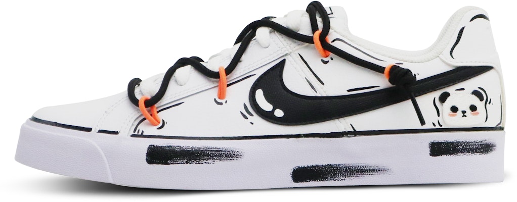 ナイキ コートロイヤルAC カスタム「パンダ」 BQ4222-103-484922 Buy ナイキ コートロイヤルAC カスタム「パンダ」 BQ4222-103-484922