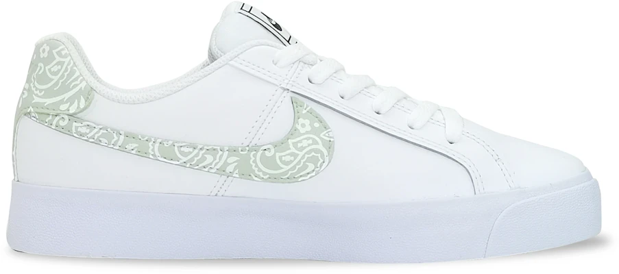 【カスタムシューズ】ナイキ コート ロイヤル AC 'ホワイト グリーン ペイズリー' BQ4222-103(TeamEight-男女款腰果花薄荷) Order 【カスタムシューズ】ナイキ コート ロイヤル AC 'ホワイト グリーン ペイズリー' BQ4222-103(TeamEight-男女款腰果花薄荷)