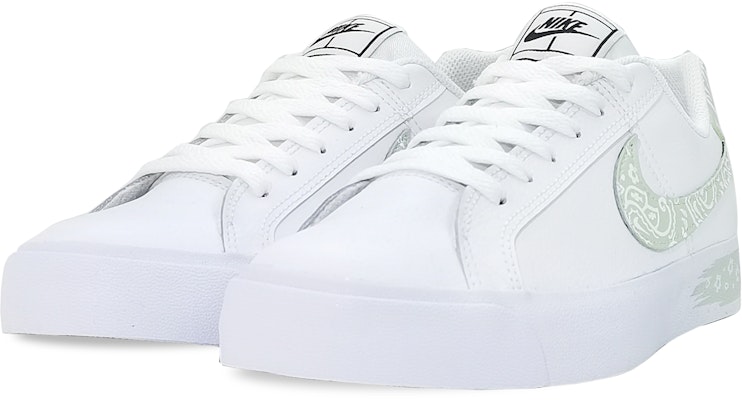 Zapatillas Nike Court Royale AC 'Blanco Verde Paisley' Personalizadas BQ4222-103(TeamEight-男女款腰果花薄荷) Lookbook Zapatillas Nike Court Royale AC 'Blanco Verde Paisley' Personalizadas BQ4222-103(TeamEight-男女款腰果花薄荷)