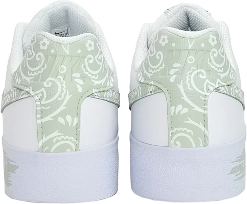 【カスタムシューズ】ナイキ コート ロイヤル AC 'ホワイト グリーン ペイズリー' BQ4222-103(TeamEight-男女款腰果花薄荷) Purchase 【カスタムシューズ】ナイキ コート ロイヤル AC 'ホワイト グリーン ペイズリー' BQ4222-103(TeamEight-男女款腰果花薄荷)