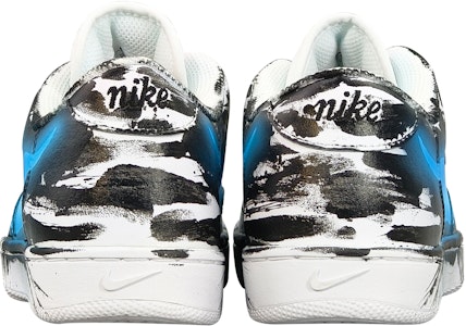 나이키 커스텀 코트 빈티지 '검/흰/파 스플래터' (Nike Custom Court Vintage '검/흰/파 splat') CJ1679-101(TeamEight-男款火神蓝) Details for 나이키 커스텀 코트 빈티지 '검/흰/파 스플래터' (Nike Custom Court Vintage '검/흰/파 splat') CJ1679-101(TeamEight-男款火神蓝)