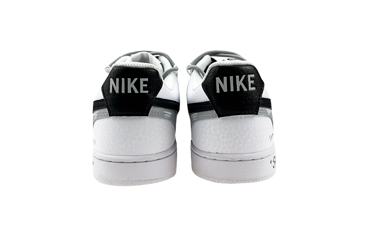 [Custom Shoes] Nike Court Vision 1 'Airplane Deconstructed Graffiti Black White Grey' 圖 5
