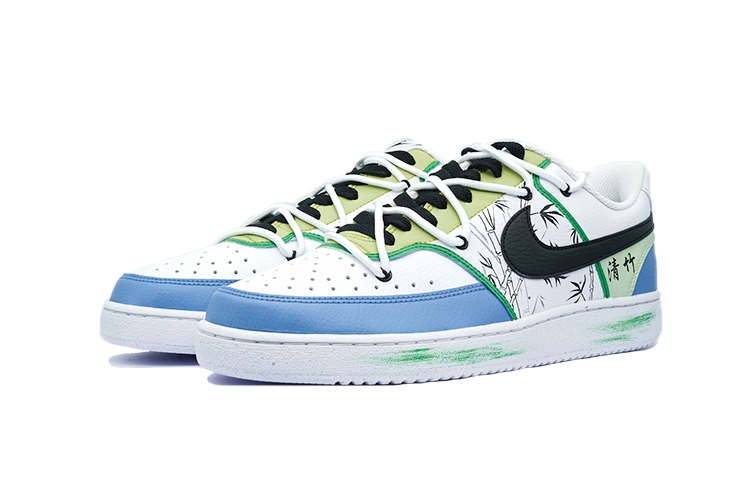 Shop ナイキ コートビジョン1 "バンブーブリーズ" (カスタムシューズ) DH2987-101(Team267-男款清竹-S-BOX）