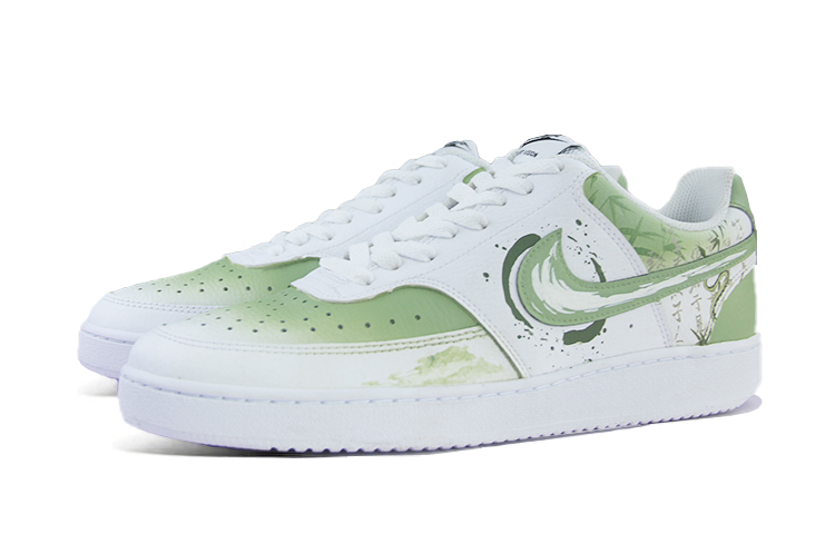 Shop [定制鞋] 耐克Court Vision 1 '竹墨' DH2987-101（Team287-竹叶青）