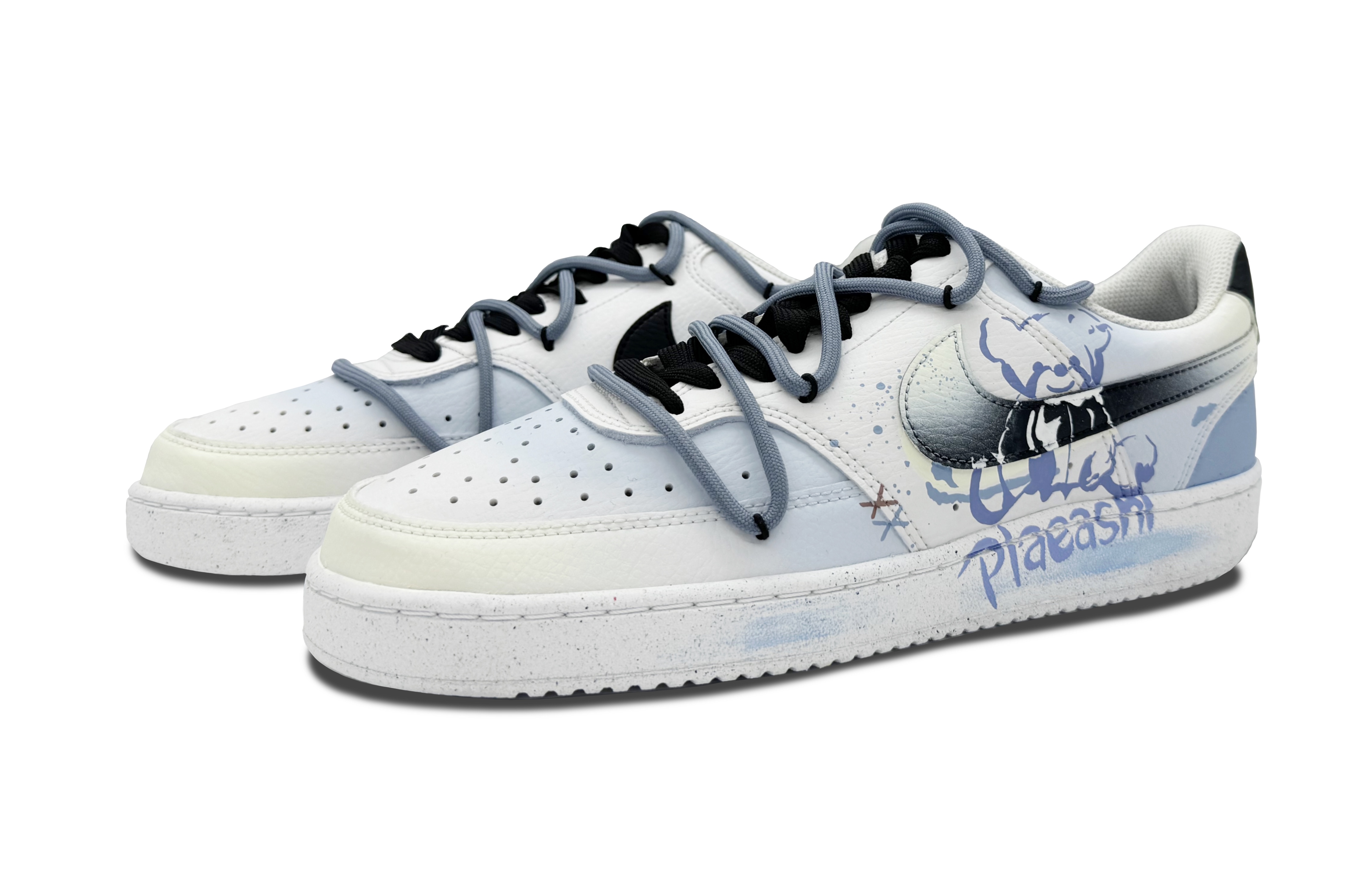 Shop [定制鞋] 耐克Court Vision 1 '熊岛漂流' DH2987-101(Team301-熊岛漂流）