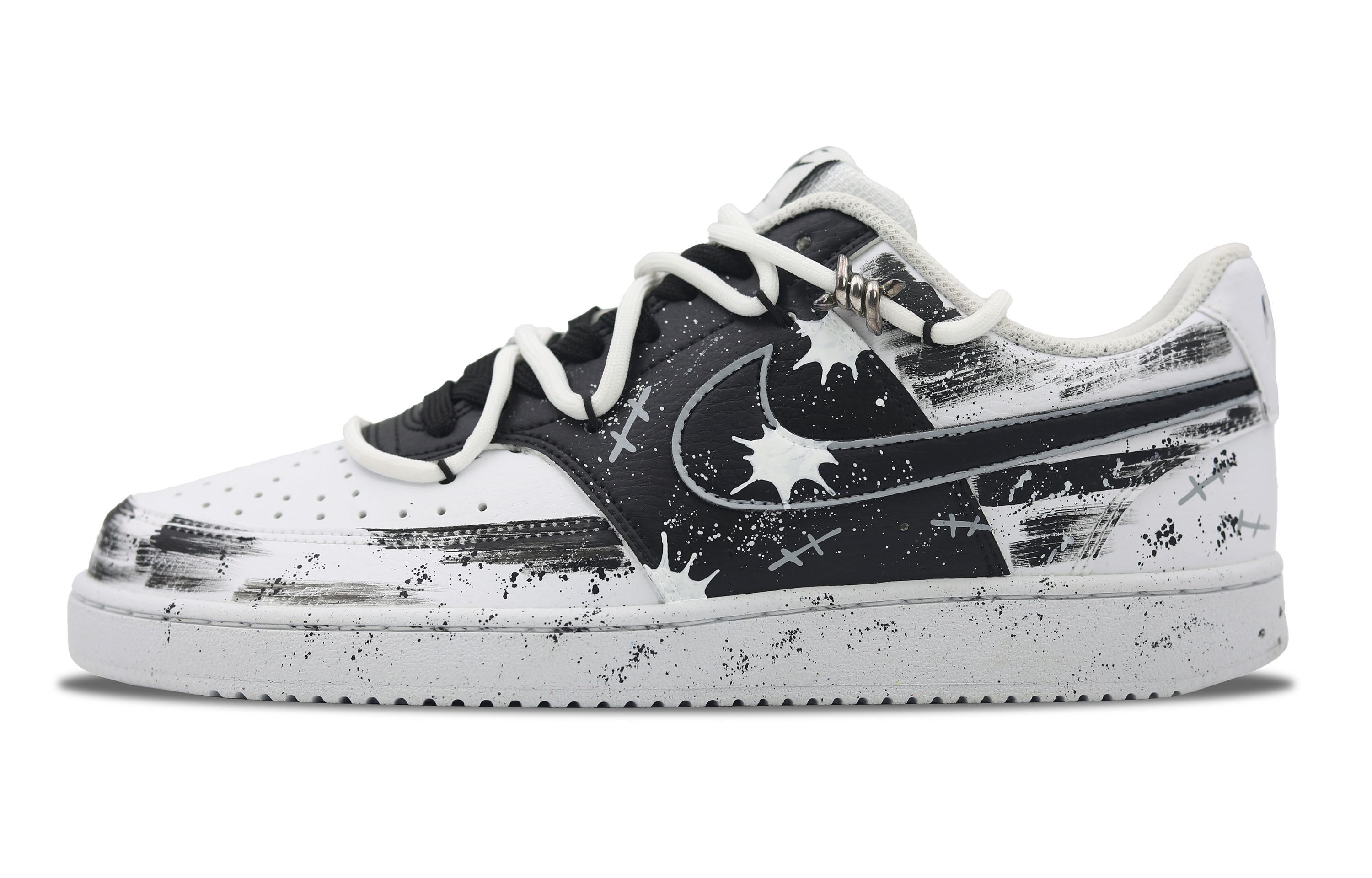 [Custom Shoes] Nike Court Vision 1 'Black Phantom Custom' 圖 2