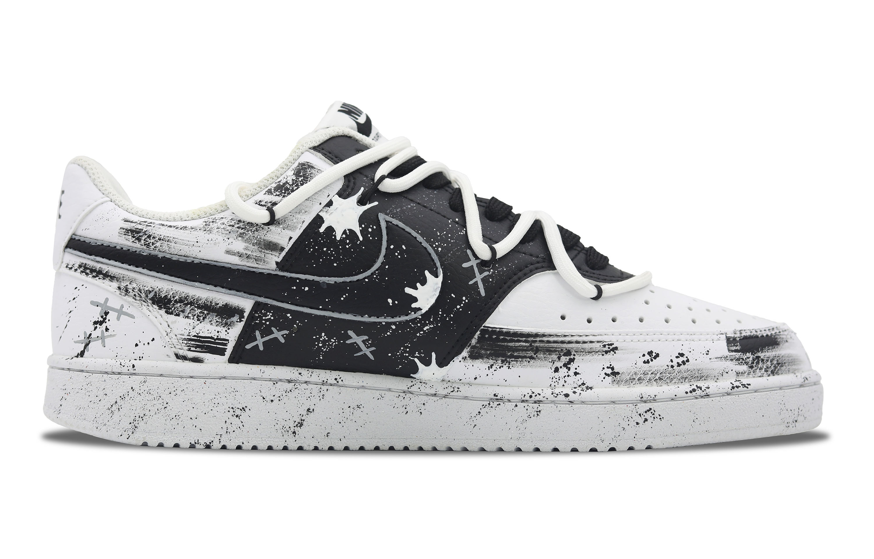 [Custom Shoes] Nike Court Vision 1 'Black Phantom Custom' 圖 3