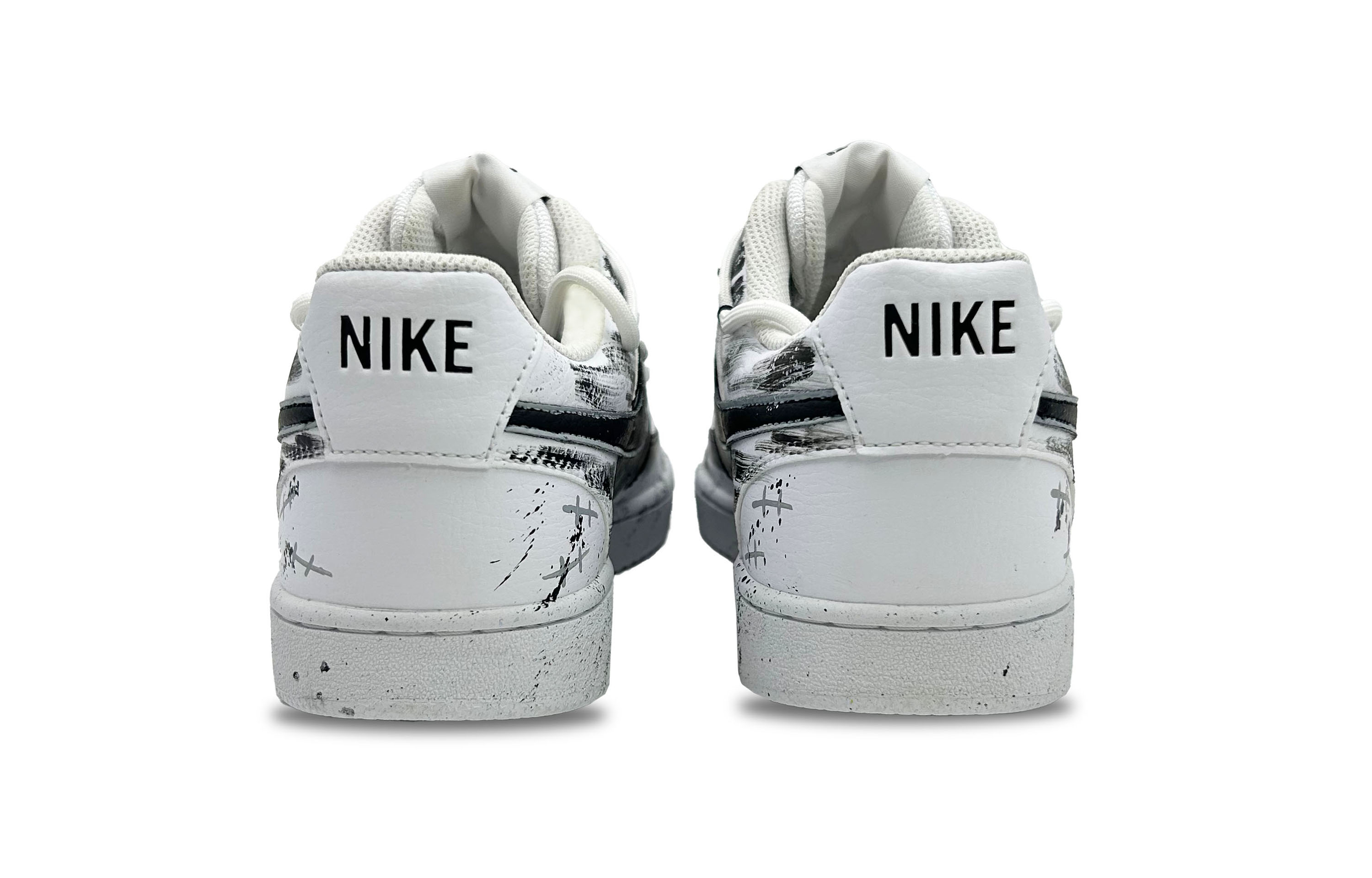 [Custom Shoes] Nike Court Vision 1 'Black Phantom Custom' 圖 5