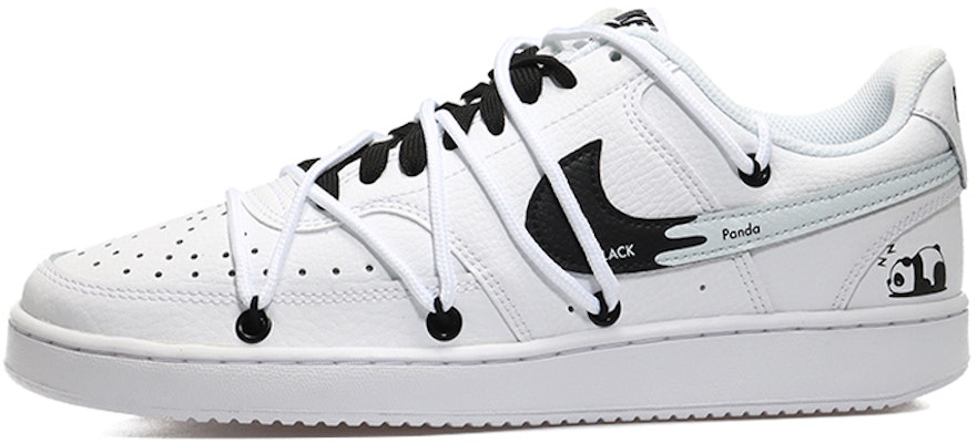 Zapatillas Nike Court Vision 1 'Negro Blanco Panda Swoosh Degradado' CD5463-101(Team10-趴趴熊猫男白黑QD) Buy Zapatillas Nike Court Vision 1 'Negro Blanco Panda Swoosh Degradado' CD5463-101(Team10-趴趴熊猫男白黑QD)