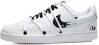 Buy Zapatillas Nike Court Vision 1 'Negro Blanco Panda Swoosh Degradado' CD5463-101(Team10-趴趴熊猫男白黑QD)