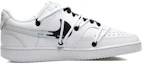Order Zapatillas Nike Court Vision 1 'Negro Blanco Panda Swoosh Degradado' CD5463-101(Team10-趴趴熊猫男白黑QD)