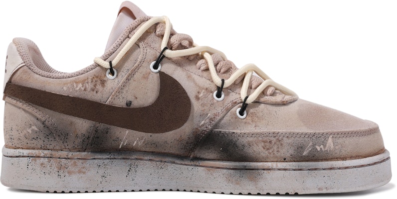 【客製化球鞋】 Nike Court Vision 1 達文西客製 帆布 末日 塗鴉 簡潔 設計感 潮流 舒適 低筒 板鞋 男款 棕白 Order 【客製化球鞋】 Nike Court Vision 1 達文西客製 帆布 末日 塗鴉 簡潔 設計感 潮流 舒適 低筒 板鞋 男款 棕白