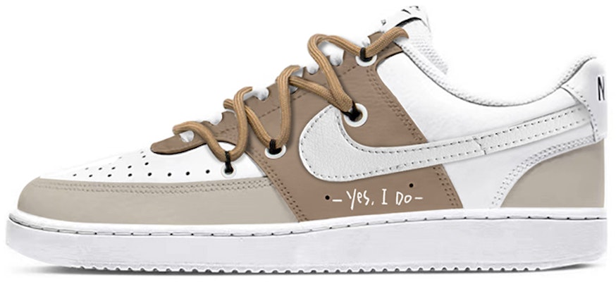 Zapatillas Nike Court Vision 1 'Caramel Latte Desconstruidas' CD5463-101(TeamY-男款摩卡焦糖拿铁白棕) Buy Zapatillas Nike Court Vision 1 'Caramel Latte Desconstruidas' CD5463-101(TeamY-男款摩卡焦糖拿铁白棕)