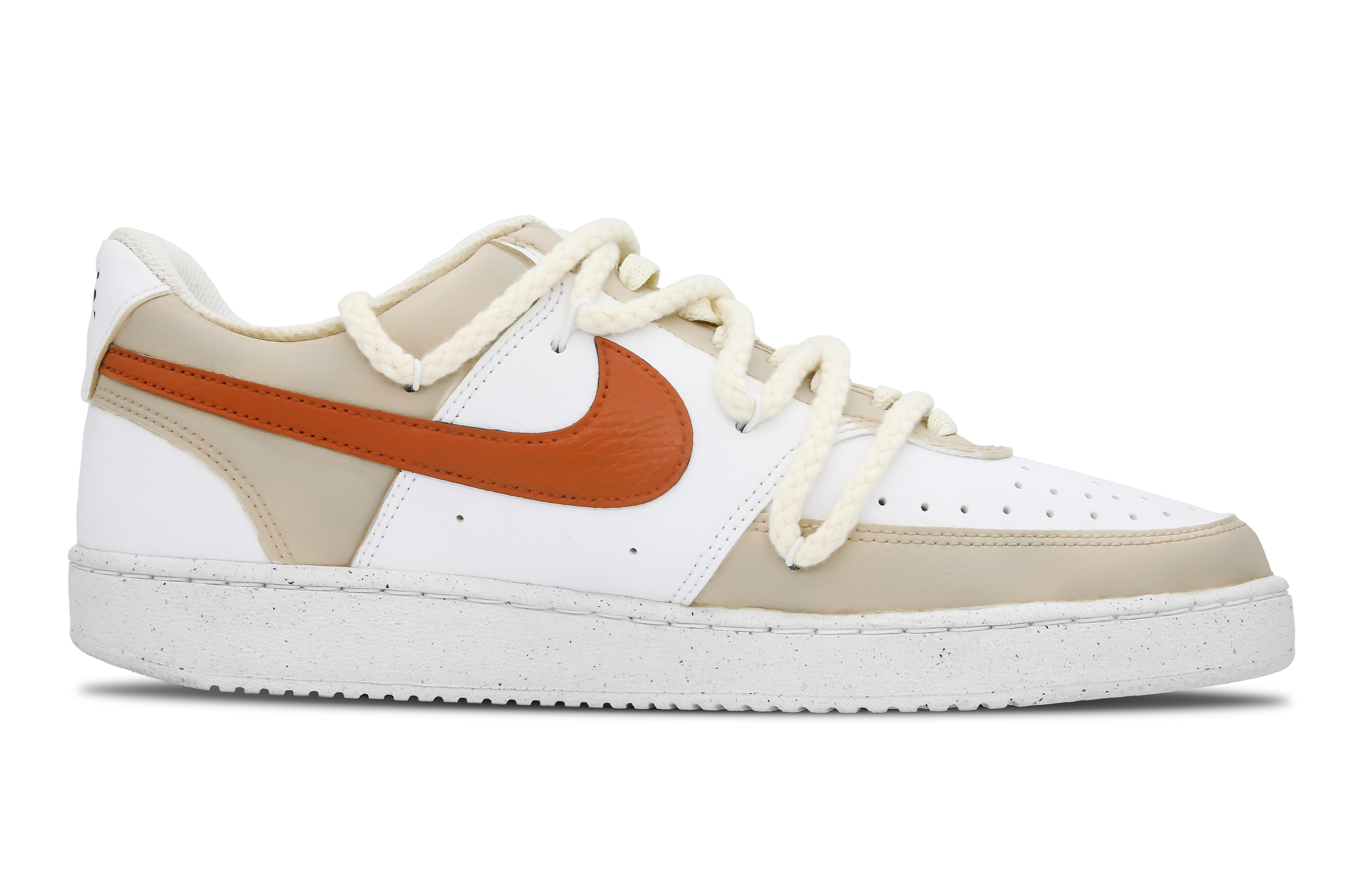 Lookbook [Zapatillas Personalizadas] Nike Court Vision 1 'Caramel Latte' DH2987-101(Team7-男款焦糖拿铁S-BOX)