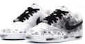 Lookbook 나이키 커스텀 코트 비전 '서예 블랙-화이트' (Nike Custom Court Vision '서예 블랙-화이트') DH2987-101(team肆-国风百家姓男款M)