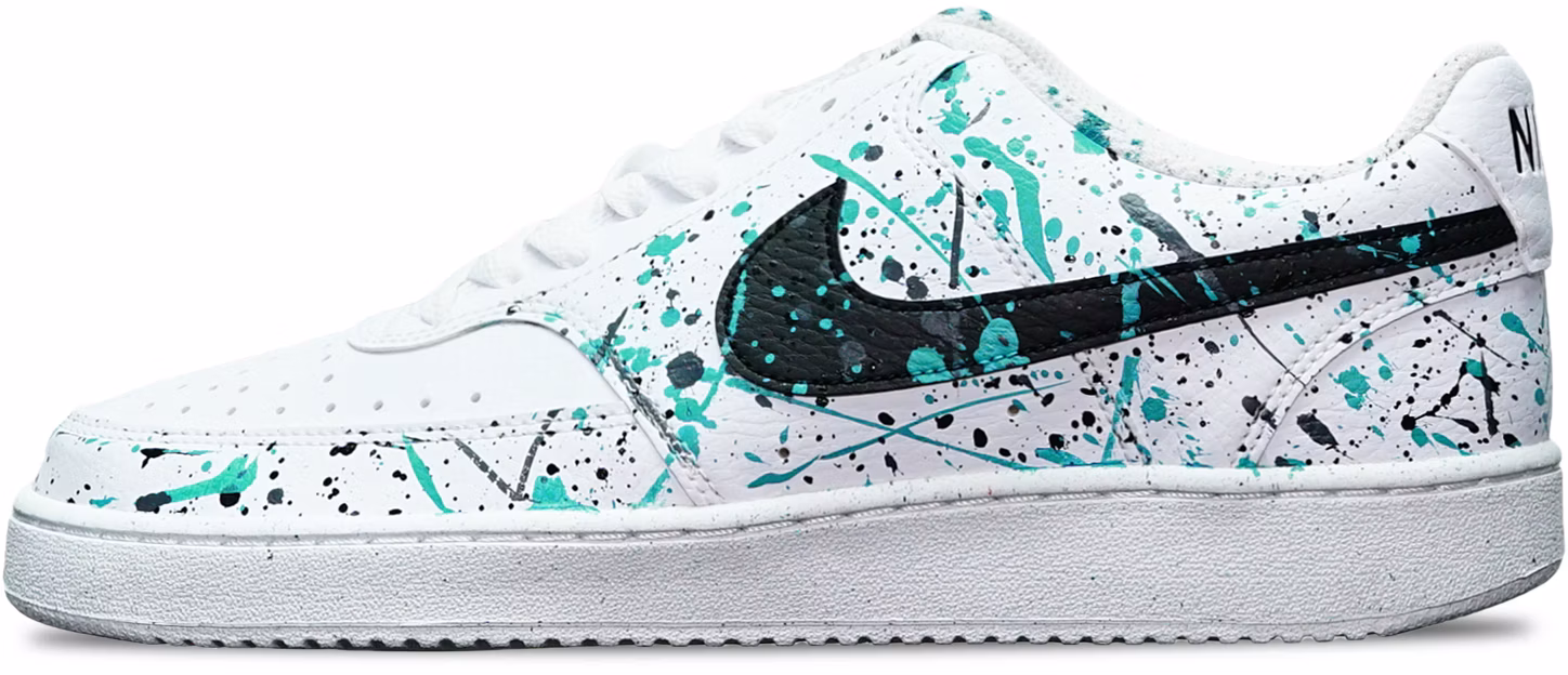 custom-shoes-nike-court-vision-1-chinese-ink-splash-black-white-green