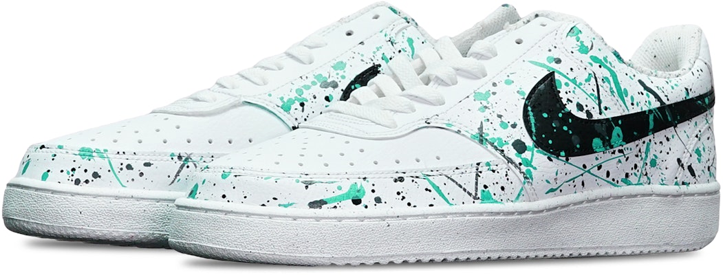 나이키 커스텀 코트 비전 '먹물 스플래시' (검/흰/녹) DH2987-101(TeamT-中国风泼墨黑白绿) Lookbook 나이키 커스텀 코트 비전 '먹물 스플래시' (검/흰/녹) DH2987-101(TeamT-中国风泼墨黑白绿)