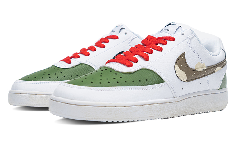 [Custom Shoes] Nike Court Vision 1 'Christmas Red Brown Green' 圖 3