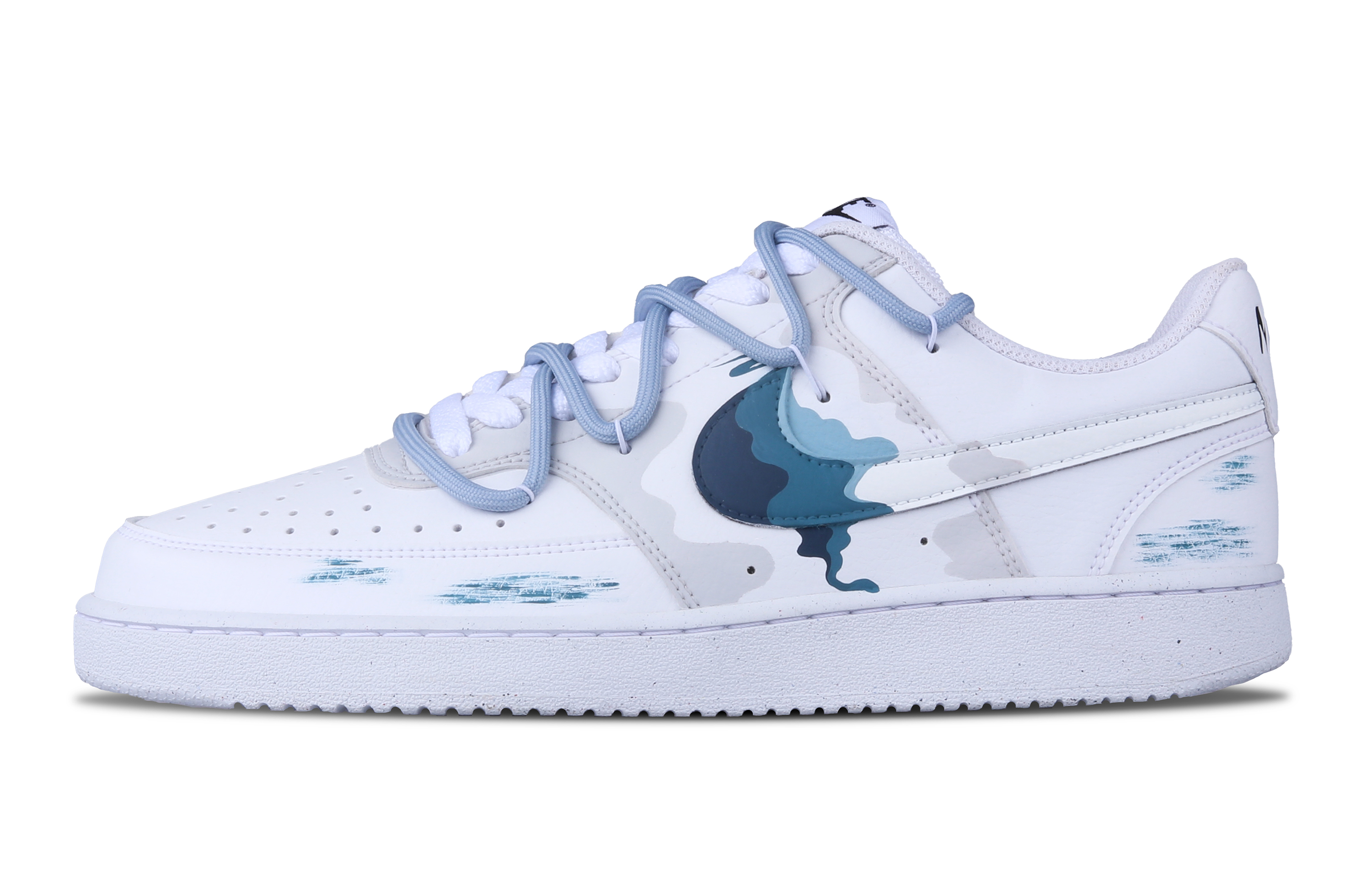 Order [定制鞋款] 耐克Court Vision 1 '海岸渐变' DH2987-101(Team73-海岸线)