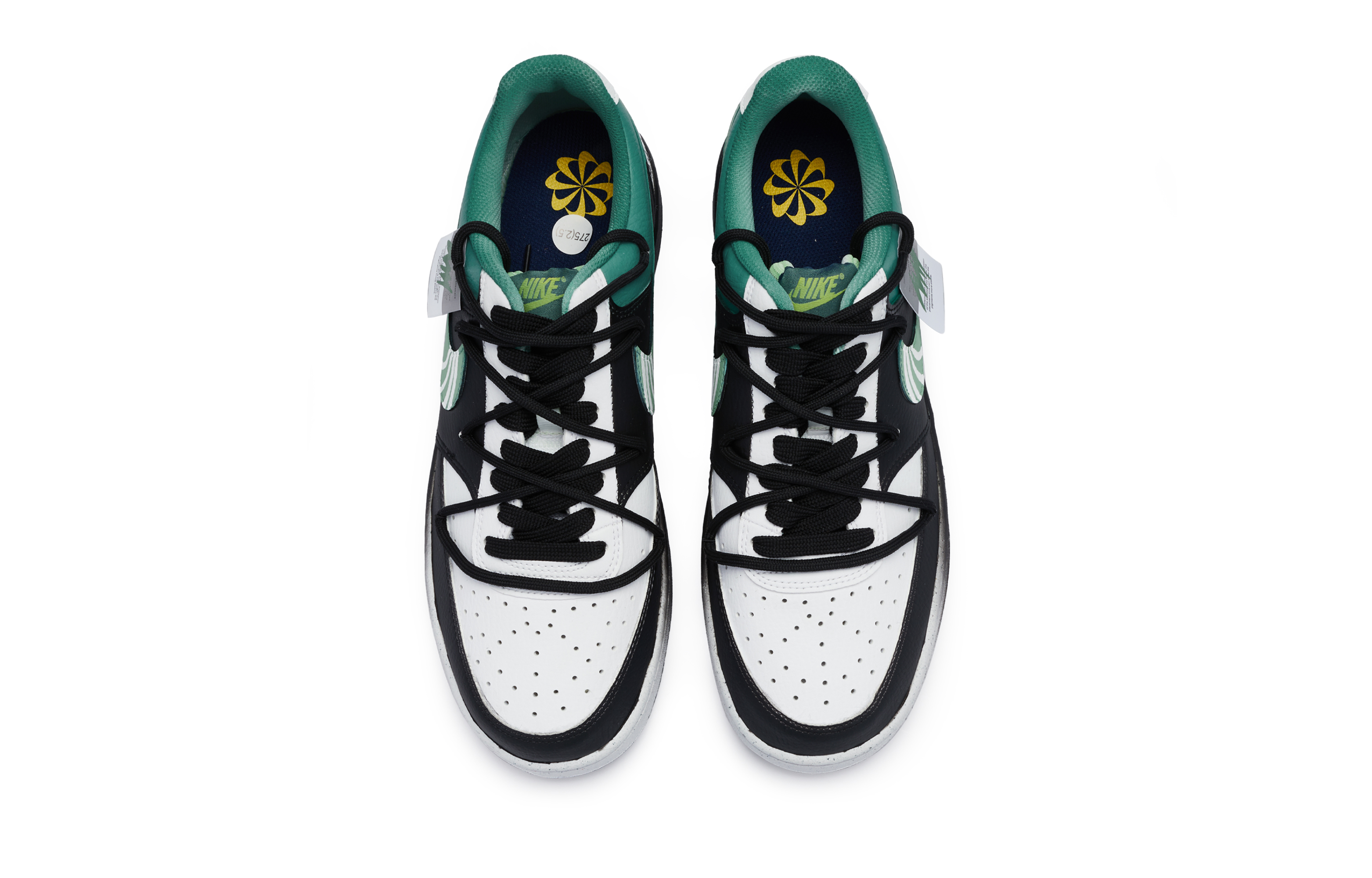 Shop [Kasut Custom] Nike Court Vision 1 'Custom Drip High Street Dilukis Tangan' DH2987-103-460356