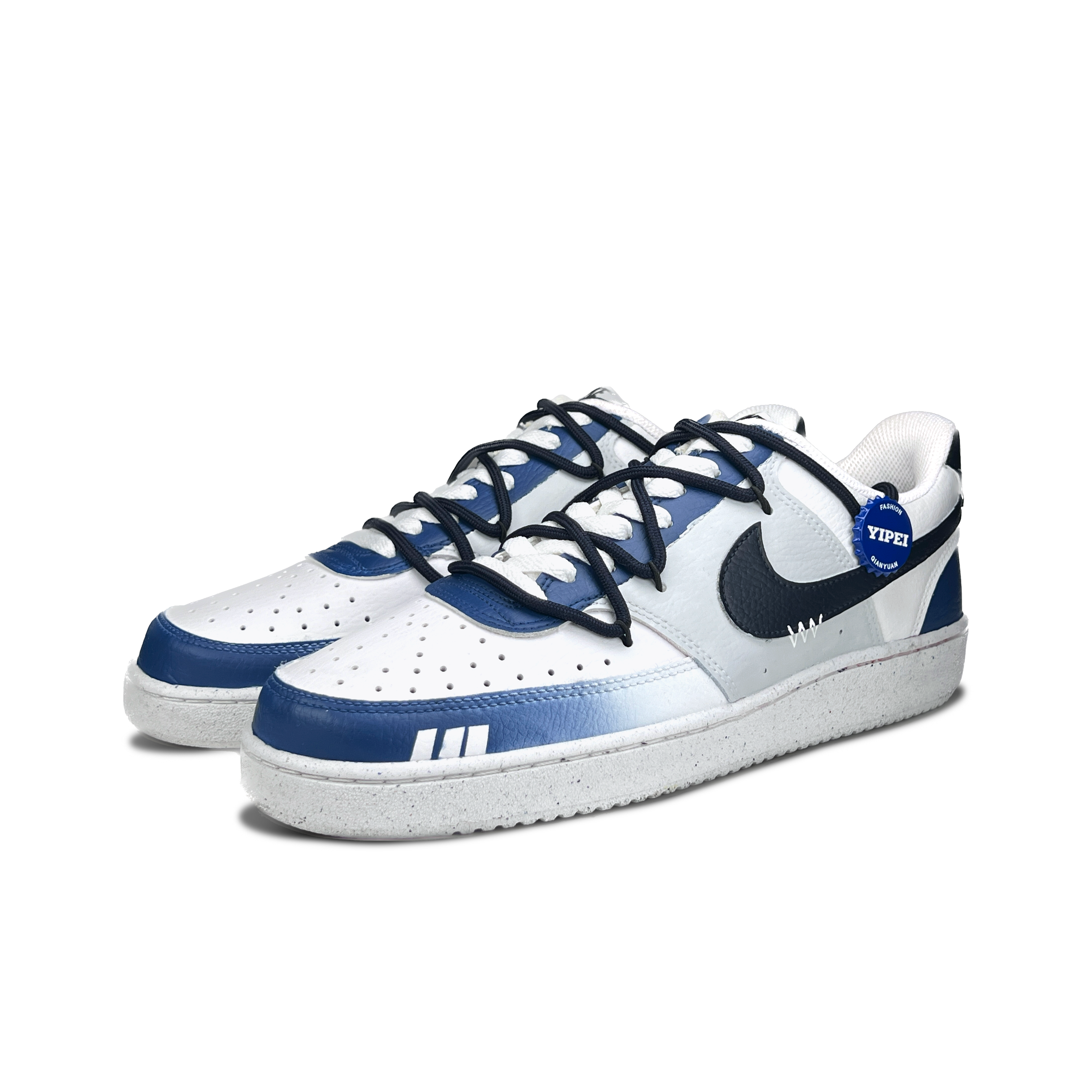 [Custom Shoes] Nike Court Vision 1 'Dark Blue Gradient' 圖 4