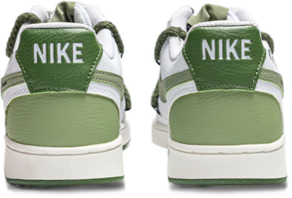 【訂製球鞋】Nike Court Vision 1 電力小子 電池 防滑耐磨 不脫色 低筒 板鞋 男女同款 白綠 Lookbook 【訂製球鞋】Nike Court Vision 1 電力小子 電池 防滑耐磨 不脫色 低筒 板鞋 男女同款 白綠