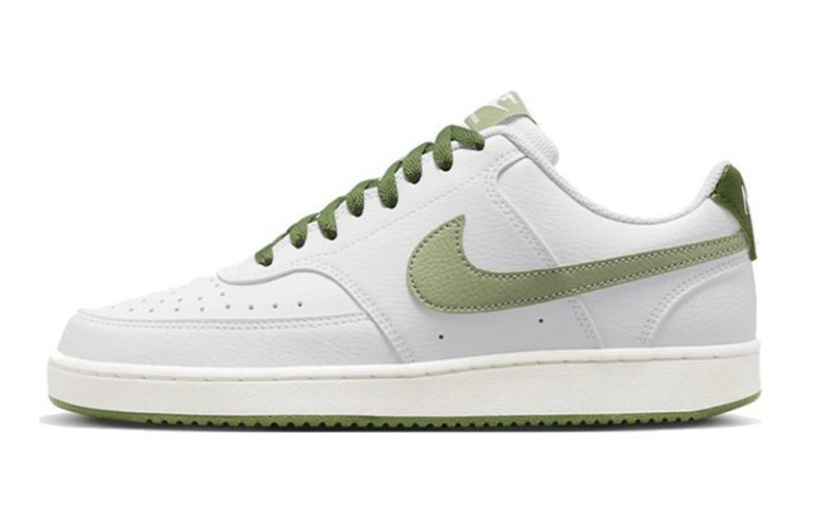 Details for 나이키 커스텀 코트 비전 1 '일렉트릭 키드' (화이트-그린) FJ5480-100(Team拾陆-电玩小子男女同款)