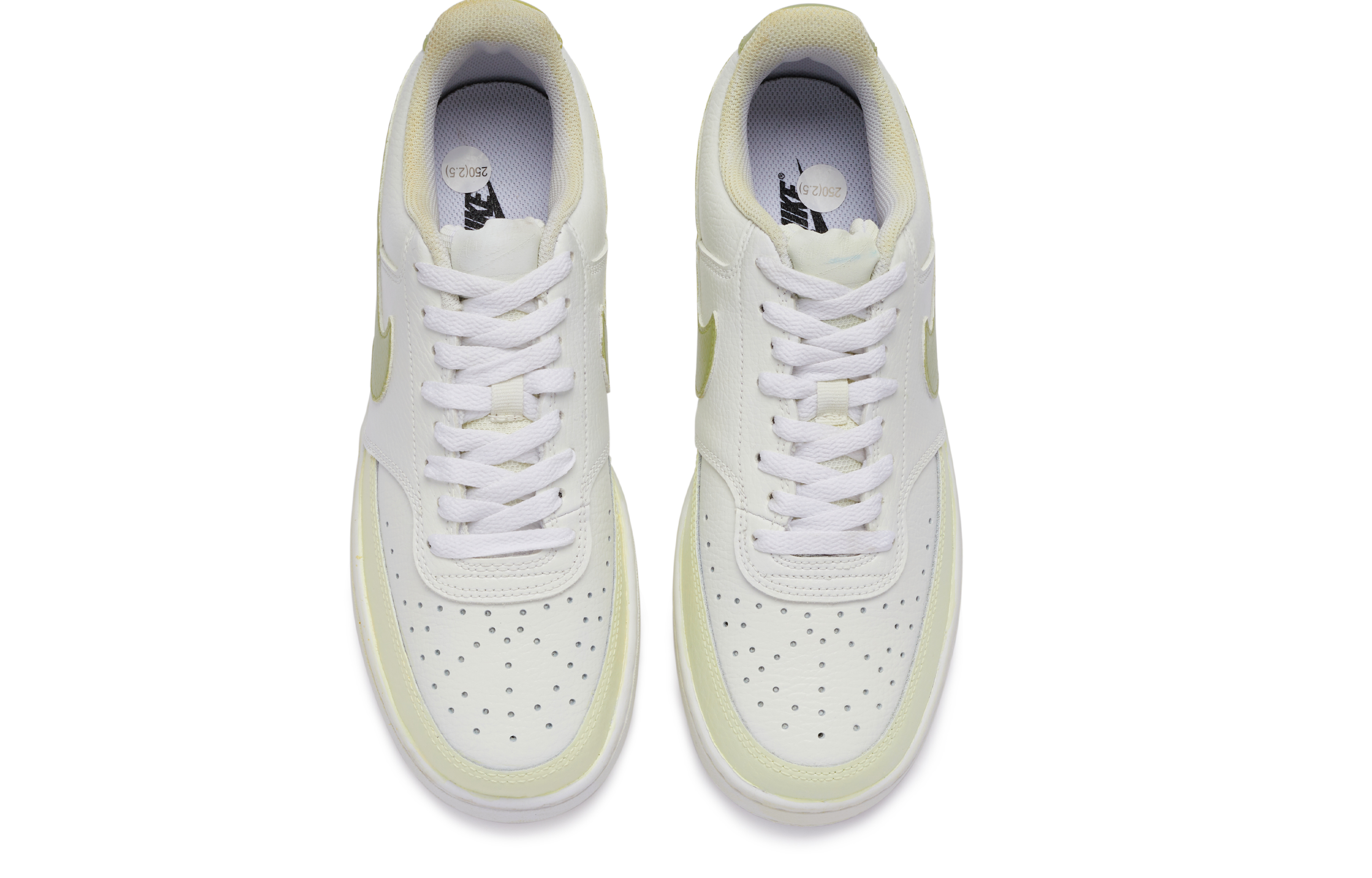 [Custom Shoes] Nike Court Vision 1 'Erato Renaissance Hand-Painted White-Green-Yellow' 圖 4