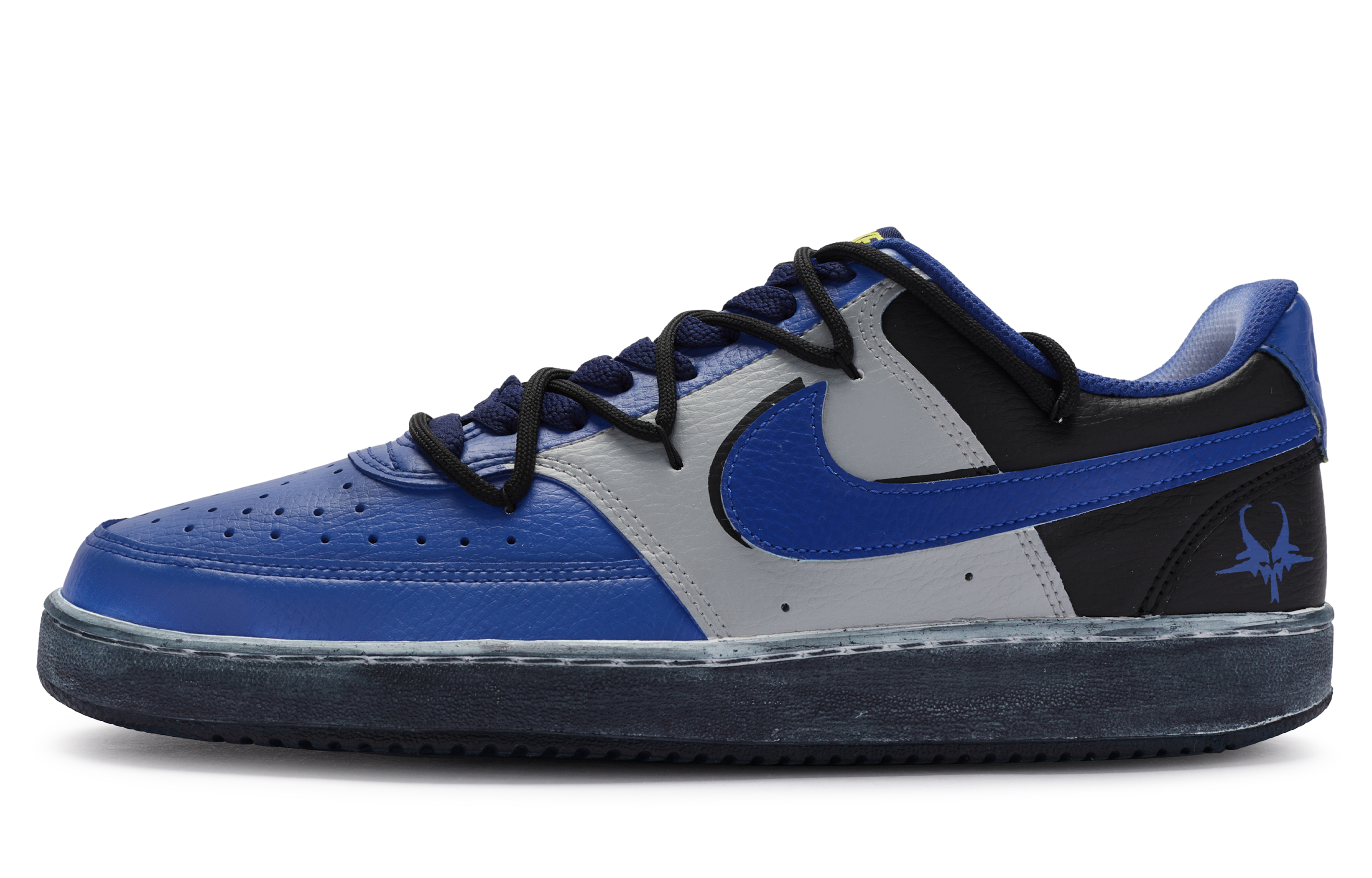 [Custom Shoes] Nike Court Vision 1 'Galaxy Blue Destructed Spray'