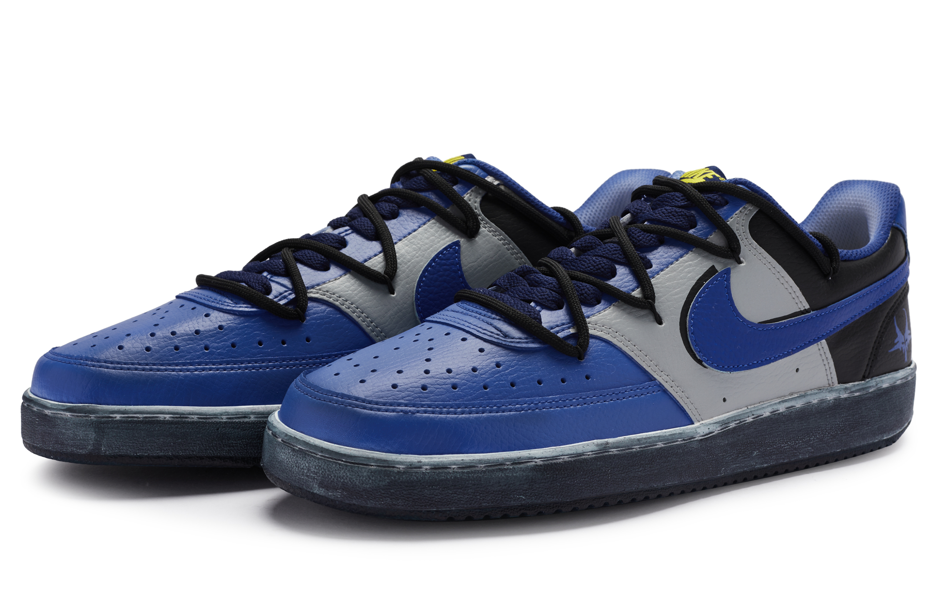 [Custom Shoes] Nike Court Vision 1 'Galaxy Blue Destructed Spray' 圖 3